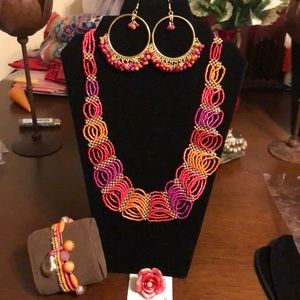 Beautiful handcrafted jewelry set